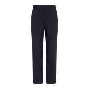 Emporio Armani Chino Byxor med Logoplakett Blue, Herr