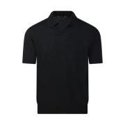 Altea Klassisk Polo T-shirt i Svart Black, Herr