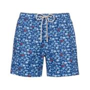 MC2 Saint Barth Polyester Badshorts Blue, Herr