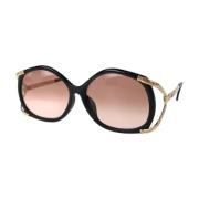 Dior Vintage Pre-owned Plast solglasgon Black, Dam