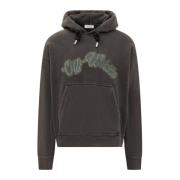 Off White Grön Bacchus Hoodie Brown, Herr