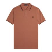 Fred Perry Orange Twin Tipped Polotröja Orange, Herr