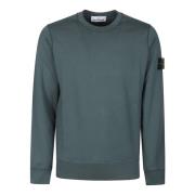 Stone Island Casual Bomullsweatshirt för Män Green, Herr