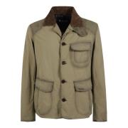 Barbour Tvättad Bomull Sand Blazer Beige, Herr