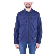 Barbour Stilig Overshirt Jacka Blue, Herr