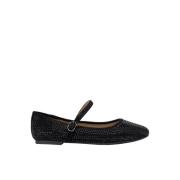 ALMA EN PENA Ballerina strass spänne Black, Dam