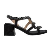 ALMA EN PENA Ormhäl sandal Black, Dam