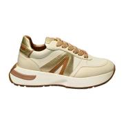 Alexander Smith Pelle Sneaker Beige, Dam