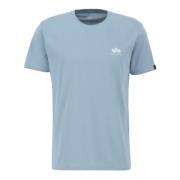 Alpha Industries Bomull T-shirt Regular Fit Män Blue, Herr