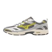 Mizuno Grå Sneakers med Limegula Detaljer Gray, Herr