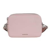 Michael Kors Svart läderkamera crossbody-väska Pink, Dam