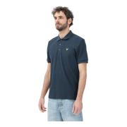 Lyle & Scott Blå Polo Skjorta Casual Mångsidigt Design Blue, Herr