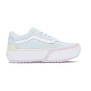 Vans Staplad Låg Sneaker Pastell Vit Multicolor, Dam