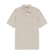 Daniele Fiesoli Mandel Beige Button-Up T-shirts och Polos Beige, Herr