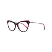 Emilio Pucci Burgundy Kvinnor Optiska Ramar Multicolor, Dam