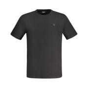 Guess Svart Crew Neck Bomull T-shirt Black, Herr