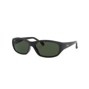 Ray-Ban Svart/Grön Daddy-O Solglasögon 2016 Black, Herr