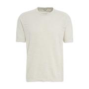 Transit Vit Semi-Transparent T-Shirt Ss25 White, Herr