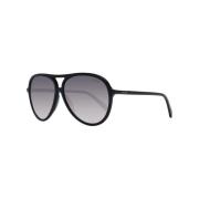 Emilio Pucci Svarta Aviator Solglasögon med Gradientglas Black, Dam