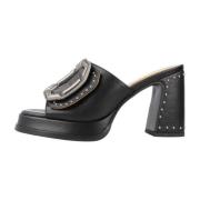 Noa Harmon Heeled Mules Black, Dam