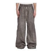 Rick Owens Svarta Geth Belas Byxor Gray, Dam