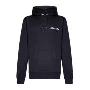 Balmain Svart Sweatshirt med Huva och Logotyp Black, Herr