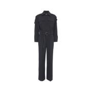 Second Female Svart Overall Jumpsuit Elegant Chic Fickor Black, Dam