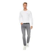 Guess Ekologisk bomull Herr Regular Fit T-shirt White, Herr