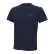 Emporio Armani Mäns Stretch Bomull T-Shirts Set Blue, Herr