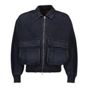 Diesel Kort Jean Bomberjacka Black, Dam