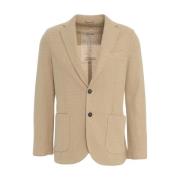 Circolo 1901 Klassisk Beige Blazer Easy Jacket Beige, Herr