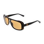 Guess Svarta Aviator Solglasögon med Orange Linser Black, Herr