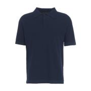 Peuterey Blått Poloshirt Snygg Krage Blue, Herr