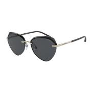 Emporio Armani Stiliga solglasögonkollektion Black, Unisex