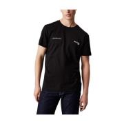 Calvin Klein Jeans Minimalistisk Bomull T-shirt Black, Herr