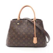 Louis Vuitton Vintage Pre-owned Canvas handvskor Brown, Dam