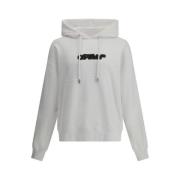 Off White Urban Style Spray Arrows Hoodie White, Herr