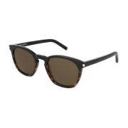 Saint Laurent Klassiska SL 28 Solglasögon Brown, Unisex