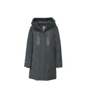 Save The Duck Återvunnen Polyester Parka Niko Pro-Tech Black, Dam