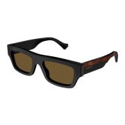 Gucci Stiliga solglasögon Gg1301S Black, Unisex