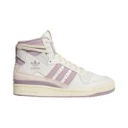 Adidas Originals Vintage höga lädersneakers Purple, Herr