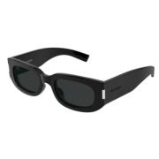 Saint Laurent Elegant Läder Axelväska Black, Unisex