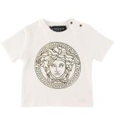 Versace T-shirt - Medusa - Vit/Guld