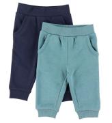 Minymo Sweatpants - 2-pack - Goblin Blue