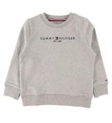 Tommy Hilfiger Sweatshirt - Essential - Organic - GrÃ¥melerad