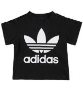 adidas Originals T-shirt - Trefoil - Svart m. Logo