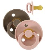 Bibs Nappar - Strl. 2 - 2-pack - Dark Oak & Blush