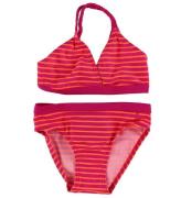 Color Kids Bikini - Vips - UV40+ - Rosa/Orangerandig