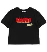 Dolce & Gabbana T-shirt - Svart m. Amore