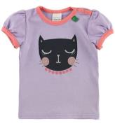 Freds World T-shirt - Lavendel m. Katt